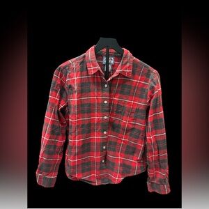 Pendleton 100% Cotton Cozy Plaid Cottagecore Women's Button Down Shirt size LP